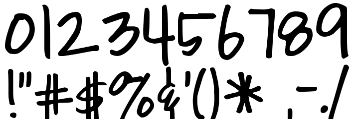 DJB Me and My Shadow Light Font OTHER CHARS