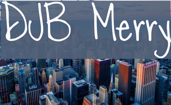 DJB Merry Font examples