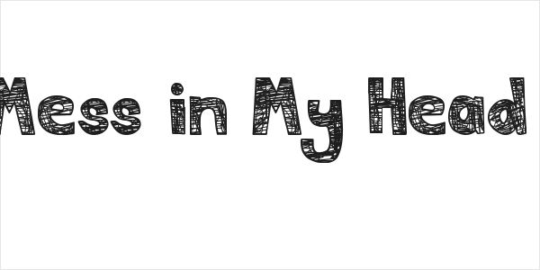 DJB Mess in My Head Bold Logo