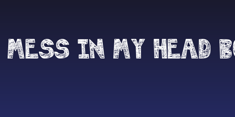 DJB Mess in My Head Bold Social Header