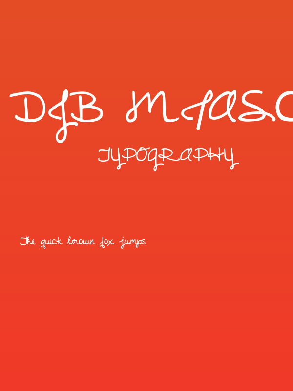 DJB MiaScript Poster