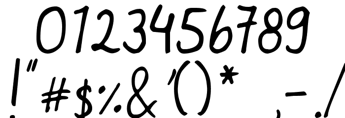 DJB Miss Jayne Aire Font OTHER CHARS