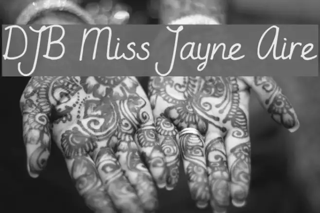 DJB Miss Jayne Aire Example 2