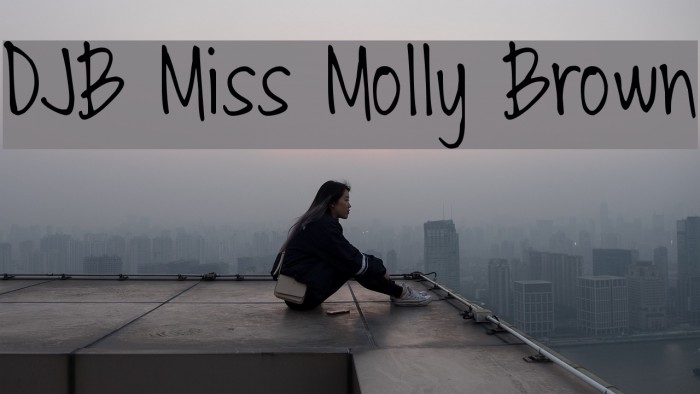 DJB Miss Molly Brown Font examples