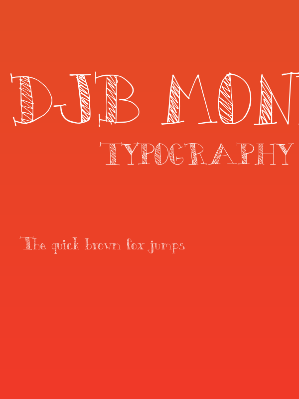 DJB Monkey Scratches Poster