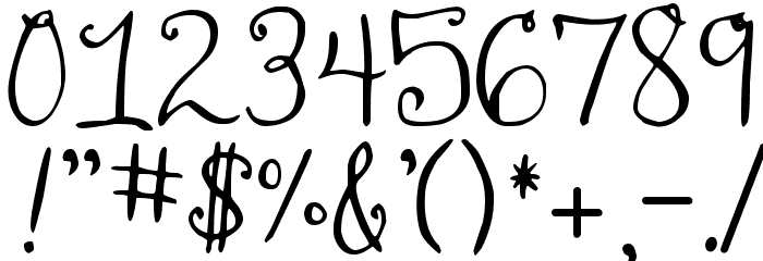 DJB Monogram Font OTHER CHARS