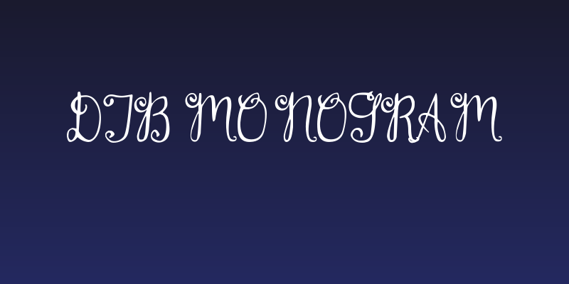 DJB Monogram Social Header