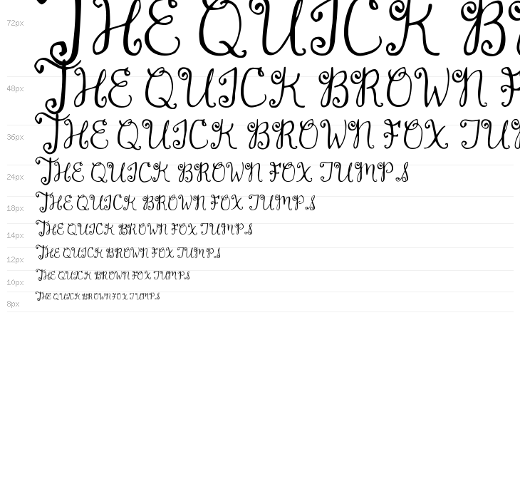 DJB Monogram Waterfall