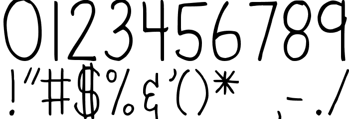 DJB MrsWebster Font OTHER CHARS