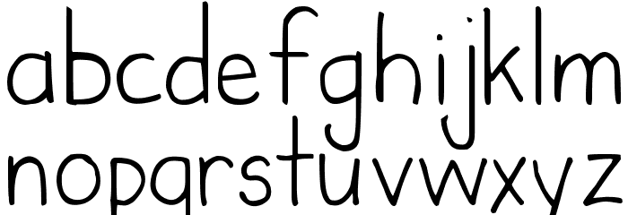 DJB MrsWebster Font LOWERCASE