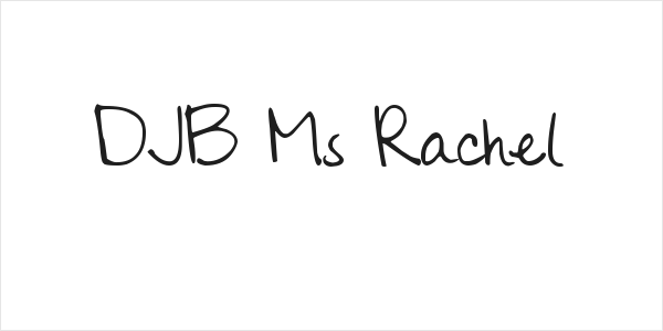DJB Ms Rachel Logo