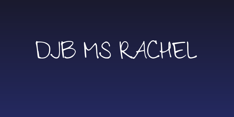 DJB Ms Rachel Social Header