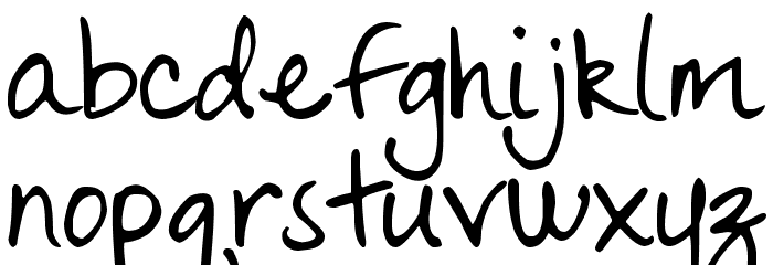 DJB Ms Rachel Font LOWERCASE