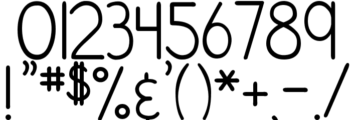 DJB My Last Amen Font OTHER CHARS