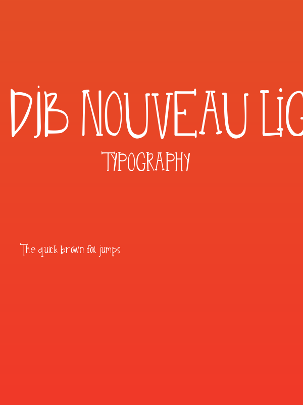 DJB Nouveau Light Poster