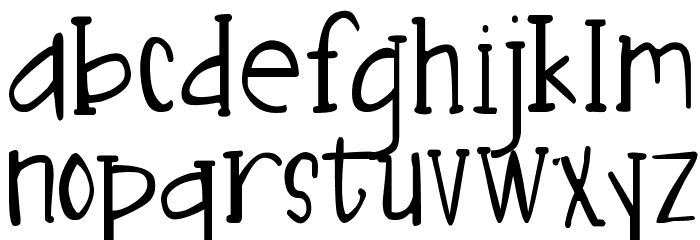 DJB Nouveau Light Font LOWERCASE