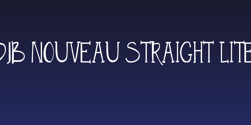 DJB Nouveau Straight Lite Social Header