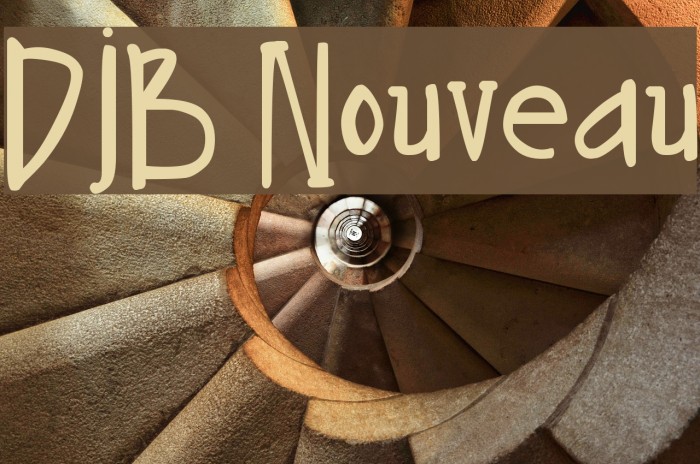 DJB Nouveau Font examples