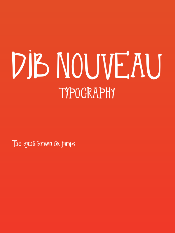 DJB Nouveau Poster