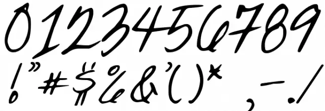 DJB Oh Suzannah Font OTHER CHARS