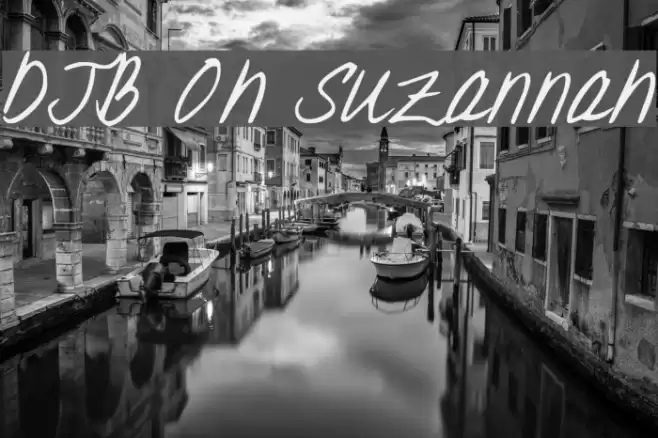 DJB Oh Suzannah Font examples