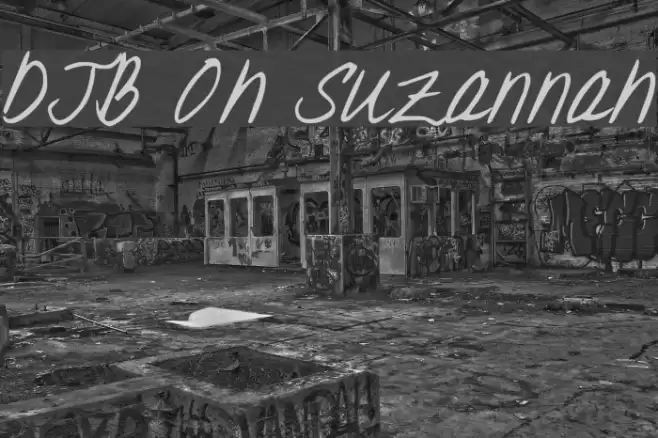 DJB Oh Suzannah Font examples