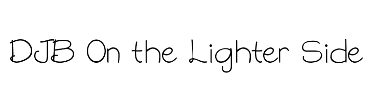 DJB On the Lighter Side Font