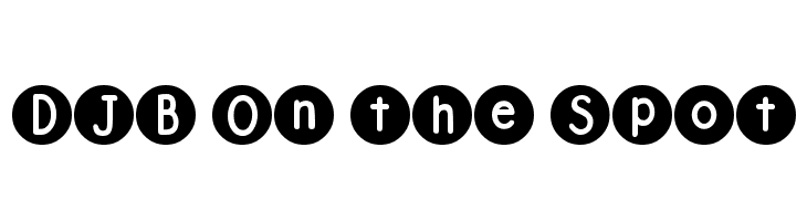 DJB On the Spot Font