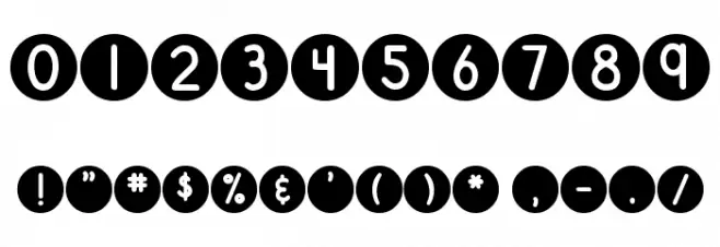 DJB On the Spot Font OTHER CHARS