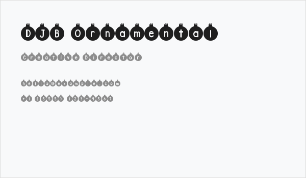 DJB Ornamental Business Card