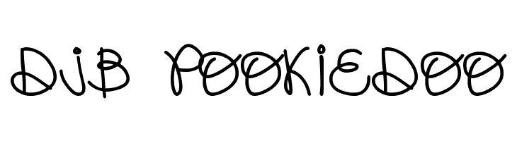 DJB POOKIEDOO  免费字体下载