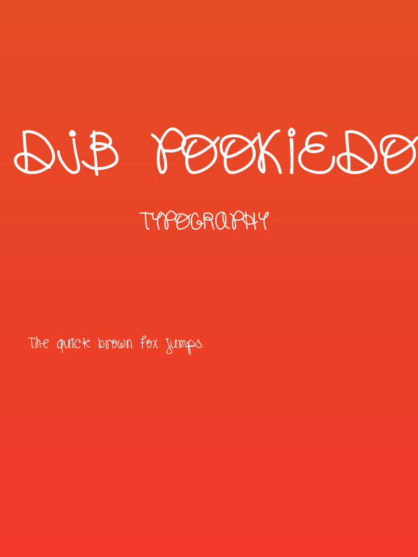 DJB POOKIEDOO Poster