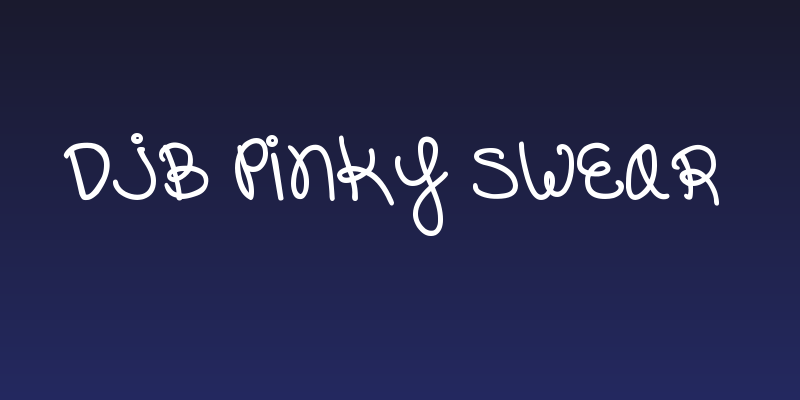 DJB Pinky Swear Social Header