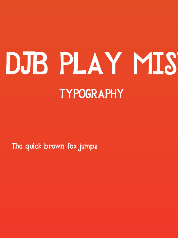 DJB Play Misty for Me Poster