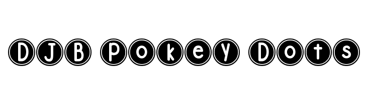 DJB Pokey Dots  font caratteri gratis