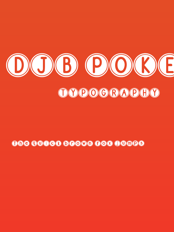 DJB Pokey Dots Poster