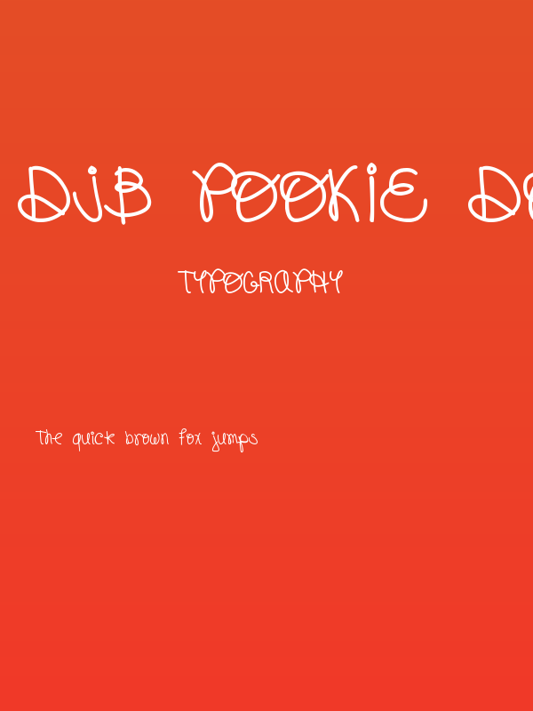 DJB Pookie Doo Poster
