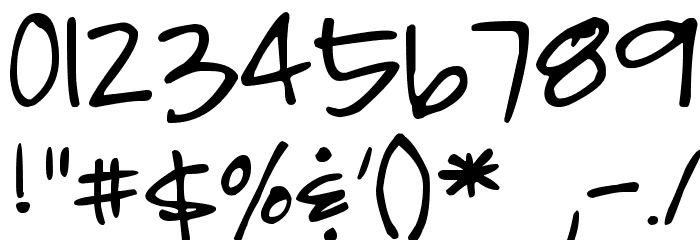 DJB Poppyseed Font OTHER CHARS