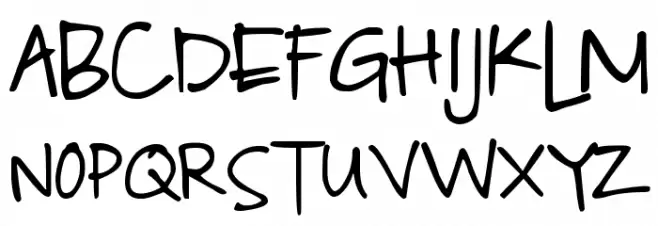 DJB Poppyseed Schriftart Groß