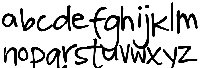DJB Poppyseed Font LOWERCASE