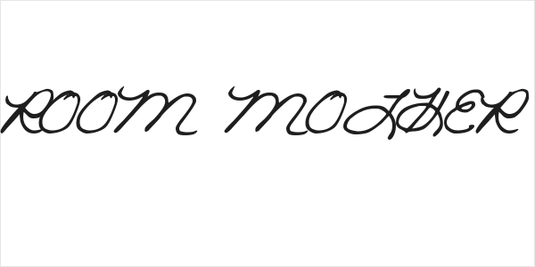 DJB ROOM MOTHER script Logo