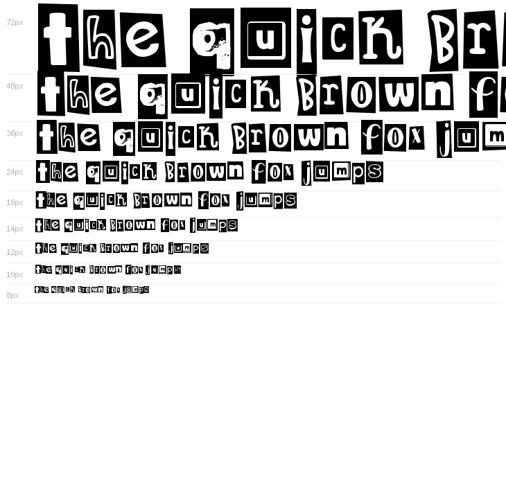 DJB Ransom Note Clipped Waterfall