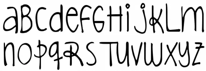 DJB Rubia Tuesday Schriftart Groß