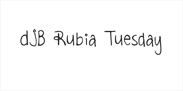 DJB Rubia Tuesday Logo
