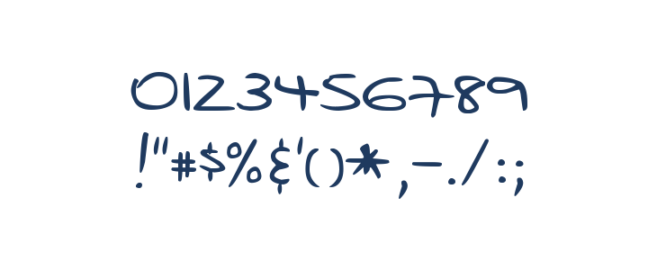 DJB Rubia's Tiny Print Other Characters