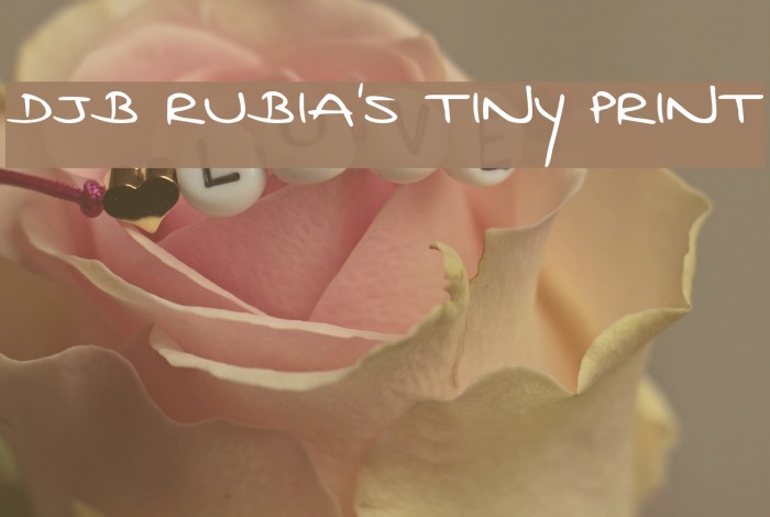 DJB Rubia's Tiny Print Example 3