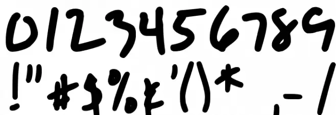 DJB SLOPPYJO Font OTHER CHARS