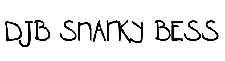DJB SNARKY BESS Font