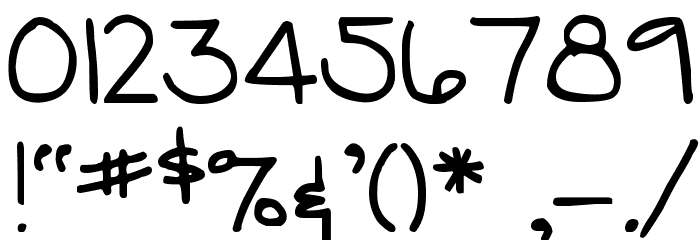 DJB SNARKY BESS Font OTHER CHARS