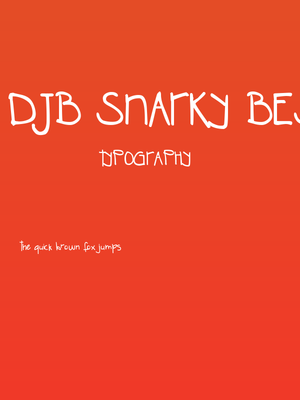 DJB SNARKY BESS Poster